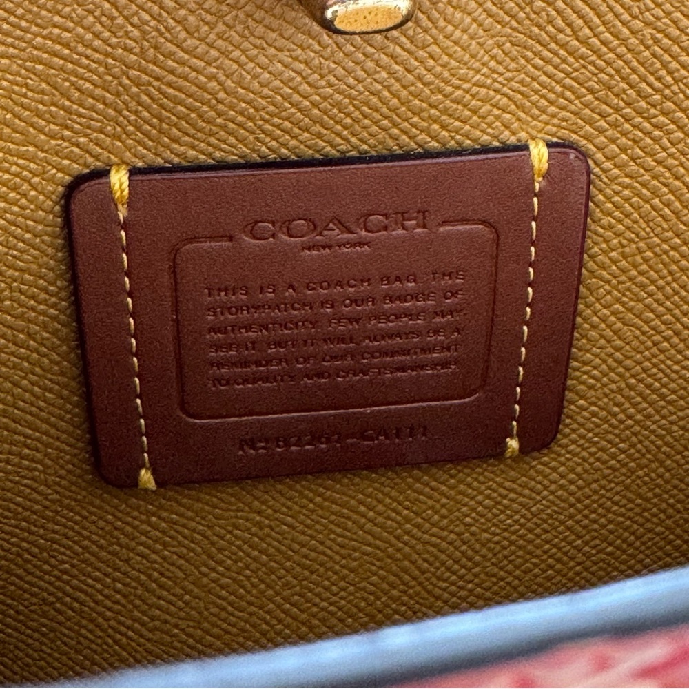 Coach Willow Tote Bag 24 With Cherry Print Crossbody Shoulder Bag - Picture 6 of 12